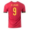 Fußballtrikots Belgien Romelu Lukaku 9 Heim Trikotsatz Euro 2020